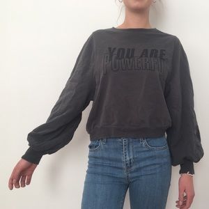 Dark grey sweatshirt